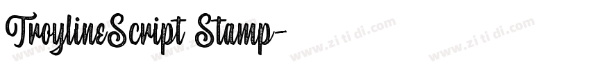 TroylineScript Stamp字体转换